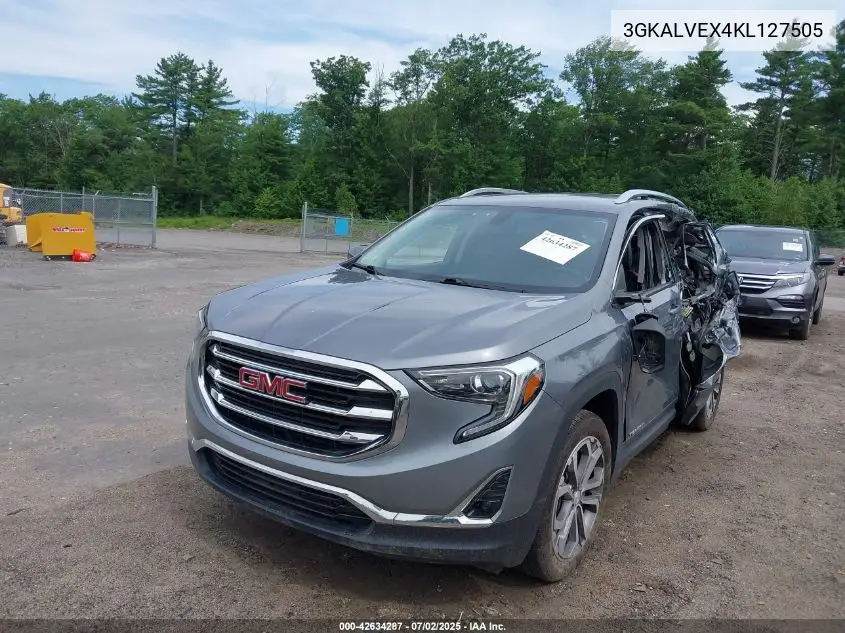 2019 GMC Terrain Slt VIN: 3GKALVEX4KL127505 Lot: 42634287