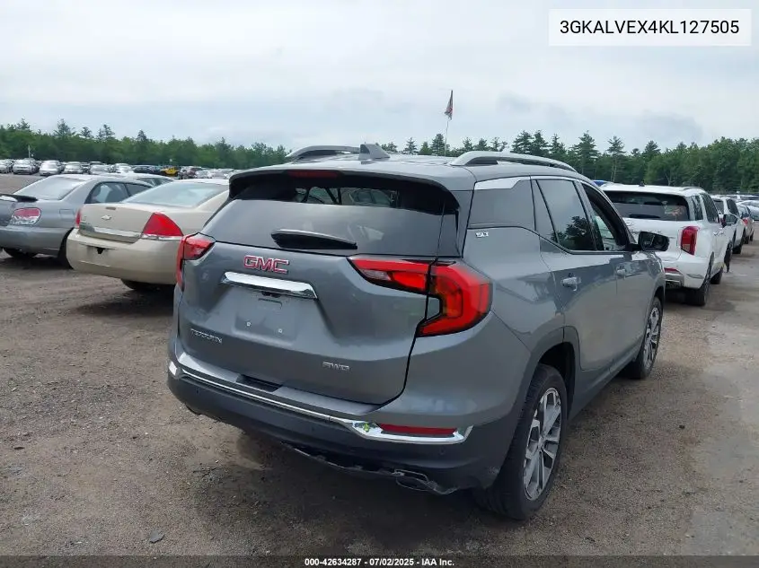 2019 GMC Terrain Slt VIN: 3GKALVEX4KL127505 Lot: 42634287