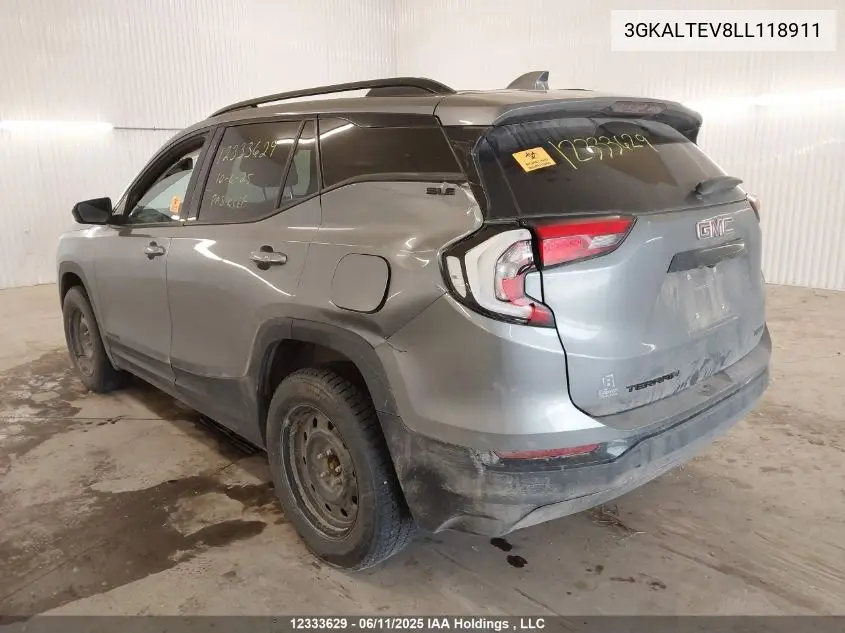 2020 GMC Terrain Sle VIN: 3GKALTEV8LL118911 Lot: 12333629