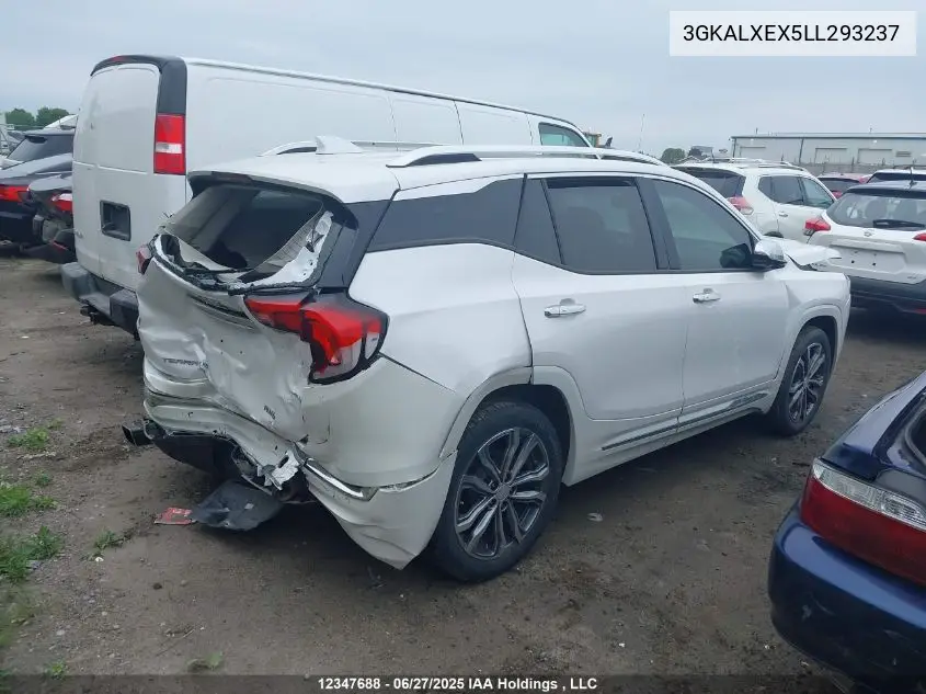2020 GMC Terrain Denali VIN: 3GKALXEX5LL293237 Lot: 12347688