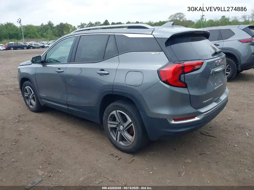 2020 GMC Terrain Awd Slt VIN: 3GKALVEV9LL274886 Lot: 42202249