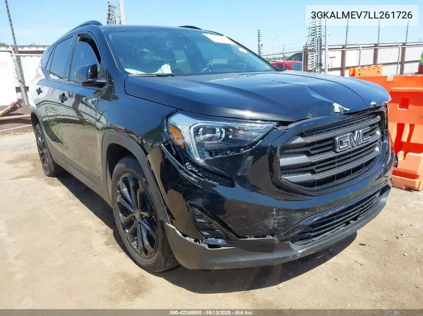 2020 GMC Terrain Fwd Sle VIN: 3GKALMEV7LL261726 Lot: 42248008