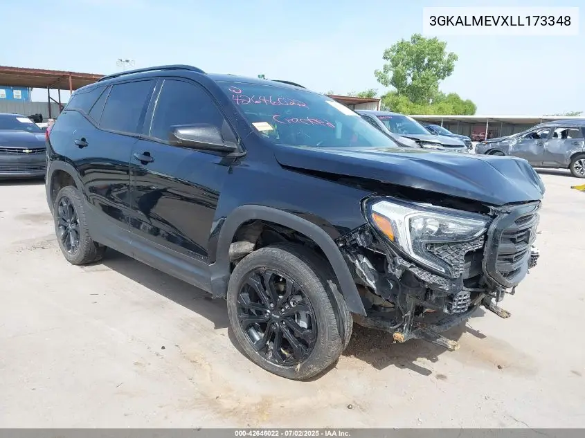 2020 GMC Terrain Sle VIN: 3GKALMEVXLL173348 Lot: 42646022