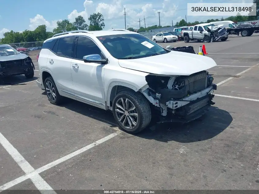 2020 GMC Terrain Fwd Denali VIN: 3GKALSEX2LL318498 Lot: 42754518