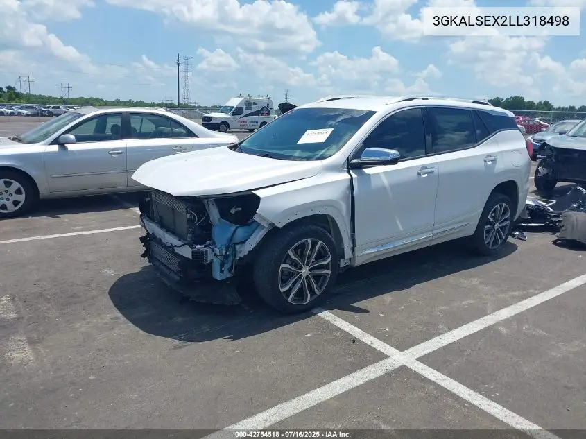 2020 GMC Terrain Fwd Denali VIN: 3GKALSEX2LL318498 Lot: 42754518
