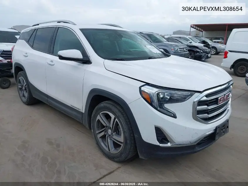 2021 GMC Terrain Fwd Slt VIN: 3GKALPEVXML308654 Lot: 42626244