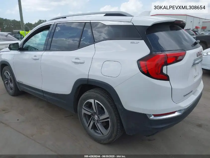2021 GMC Terrain Fwd Slt VIN: 3GKALPEVXML308654 Lot: 42626244