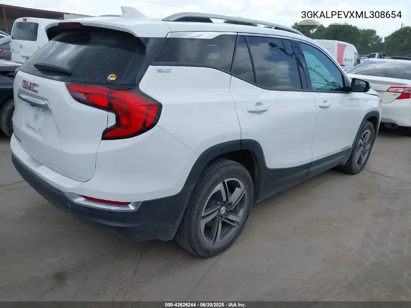 2021 GMC Terrain Fwd Slt VIN: 3GKALPEVXML308654 Lot: 42626244
