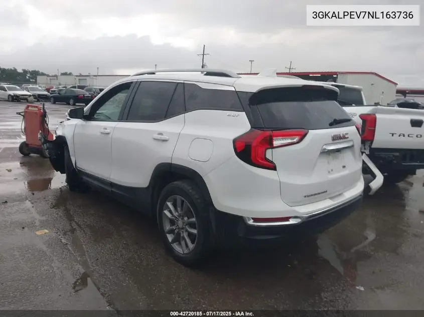 2022 GMC Terrain Fwd Slt VIN: 3GKALPEV7NL163736 Lot: 42720185