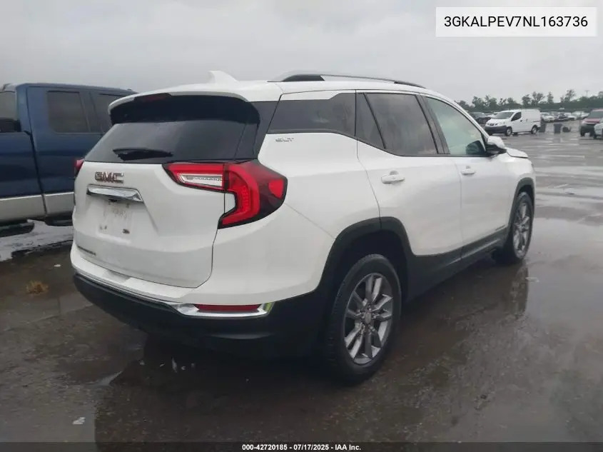 2022 GMC Terrain Fwd Slt VIN: 3GKALPEV7NL163736 Lot: 42720185