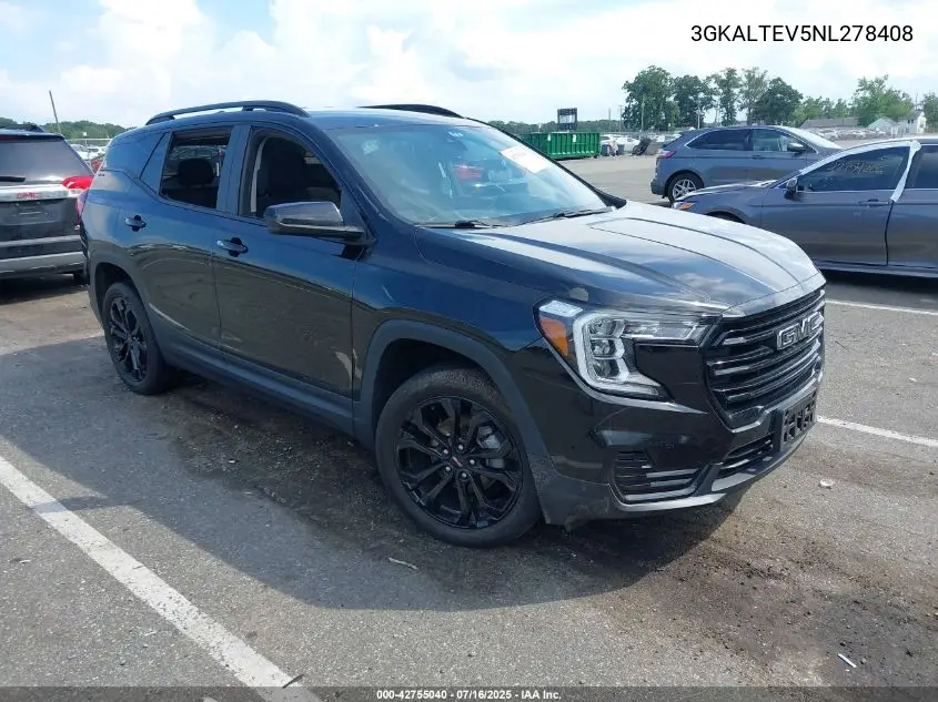 2022 GMC Terrain Awd Sle VIN: 3GKALTEV5NL278408 Lot: 42755040