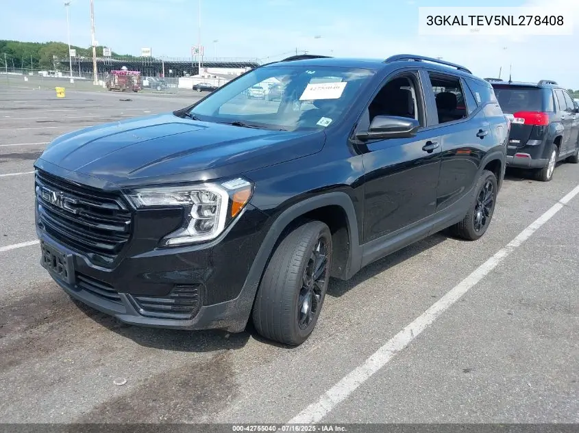 2022 GMC Terrain Awd Sle VIN: 3GKALTEV5NL278408 Lot: 42755040