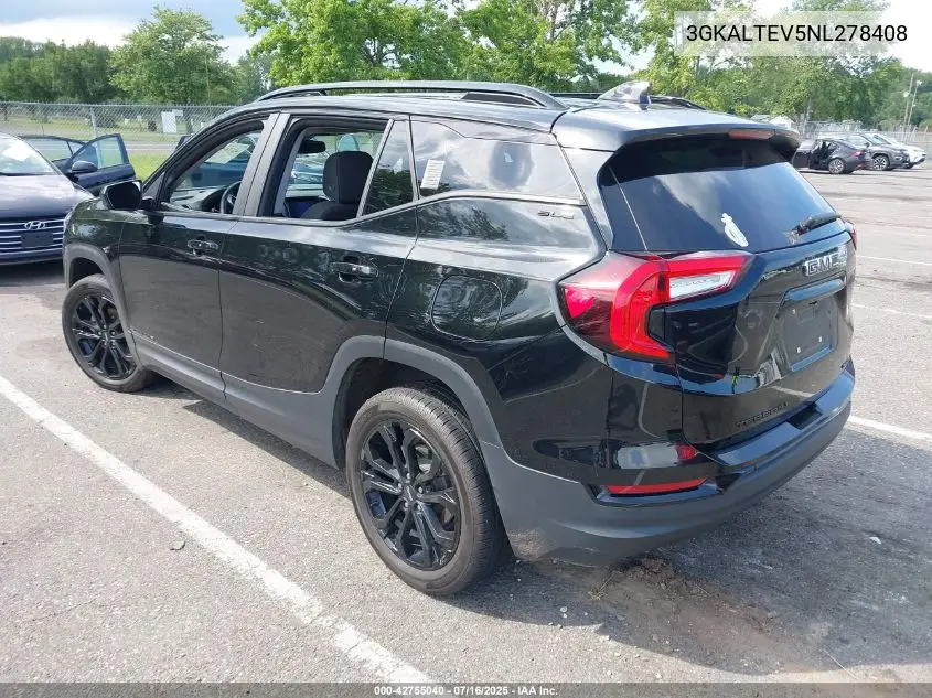 2022 GMC Terrain Awd Sle VIN: 3GKALTEV5NL278408 Lot: 42755040