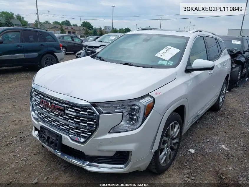 2023 GMC Terrain Awd Denali VIN: 3GKALXEG2PL110849 Lot: 42592059