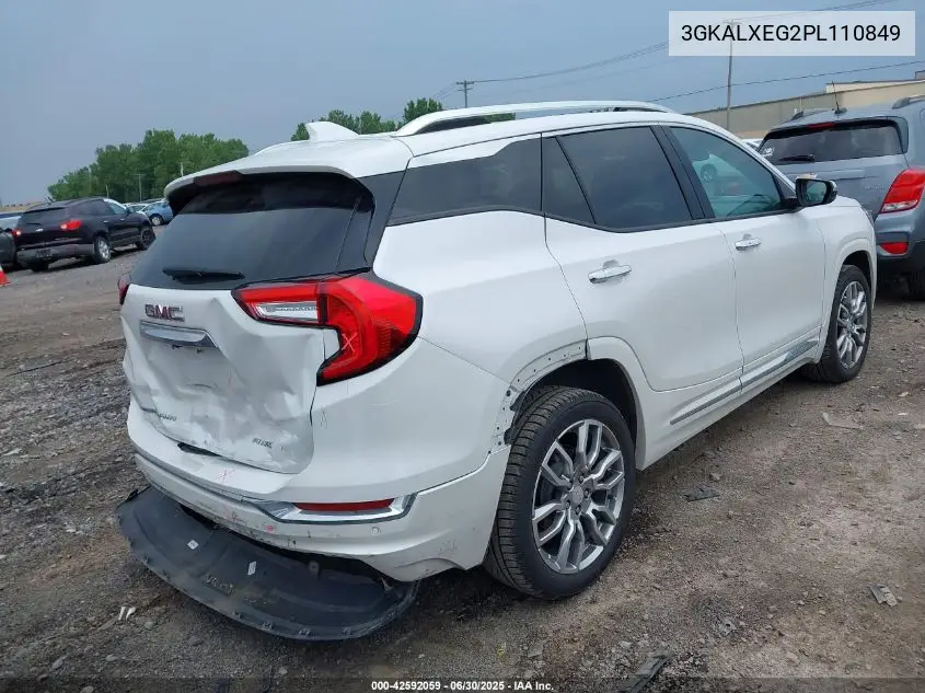 2023 GMC Terrain Awd Denali VIN: 3GKALXEG2PL110849 Lot: 42592059