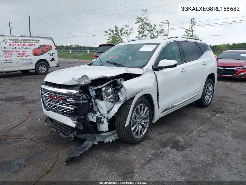 2024 GMC Terrain Awd Denali VIN: 3GKALXEG8RL158682 Lot: 42261080
