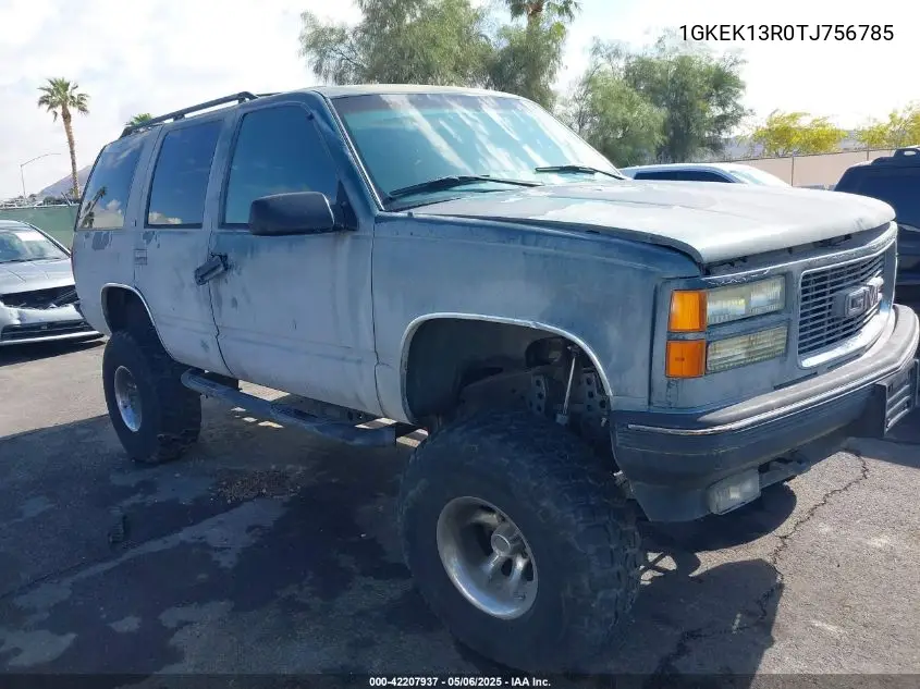 1996 GMC Yukon VIN: 1GKEK13R0TJ756785 Lot: 42207937