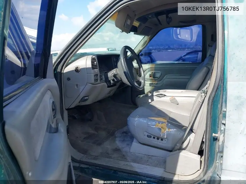 1996 GMC Yukon VIN: 1GKEK13R0TJ756785 Lot: 42207937