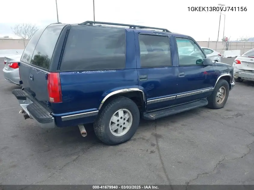 1997 GMC Yukon Sle VIN: 1GKEK13R0VJ741156 Lot: 41679940