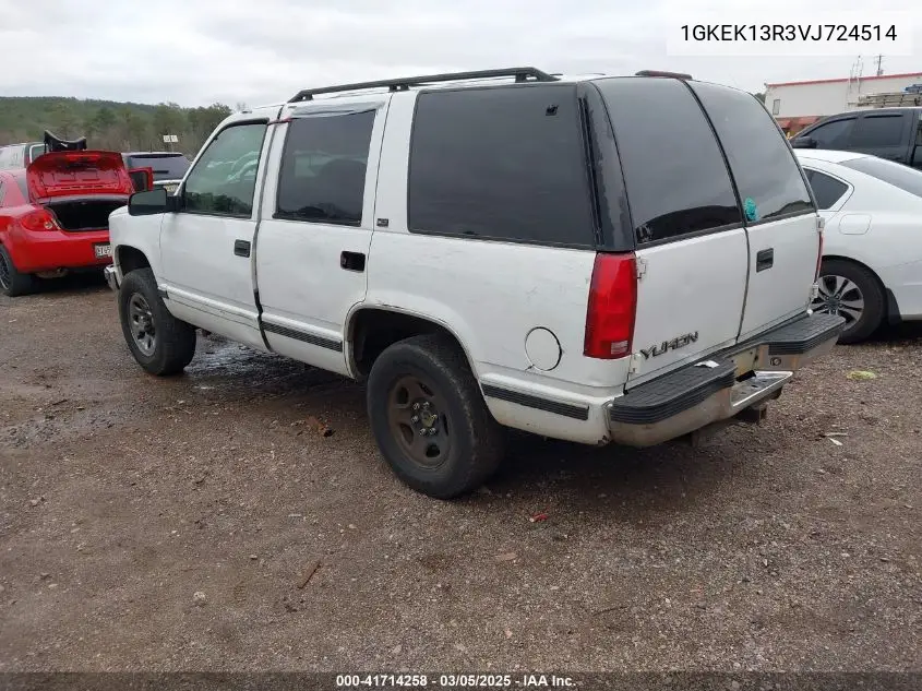 1997 GMC Yukon Sle VIN: 1GKEK13R3VJ724514 Lot: 41714258