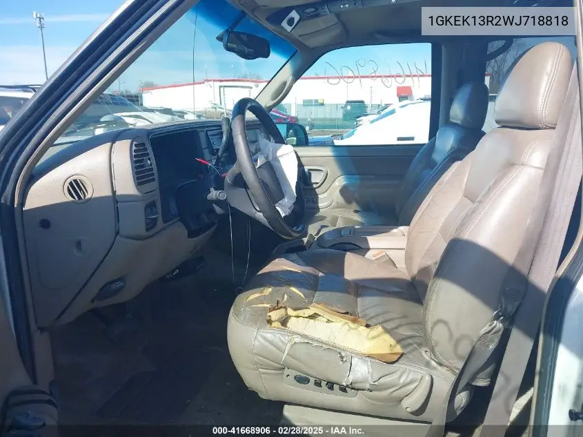 1998 GMC Yukon Slt VIN: 1GKEK13R2WJ718818 Lot: 41668906