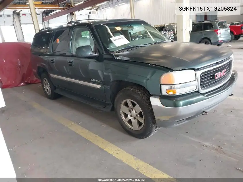 2001 GMC Yukon Xl 1500 Slt VIN: 3GKFK16TX1G205824 Lot: 42609837