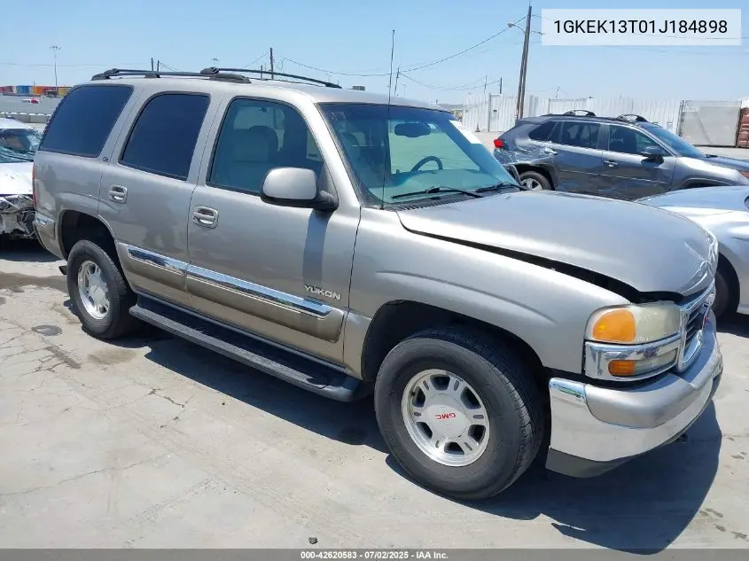 2001 GMC Yukon Slt VIN: 1GKEK13T01J184898 Lot: 42620583