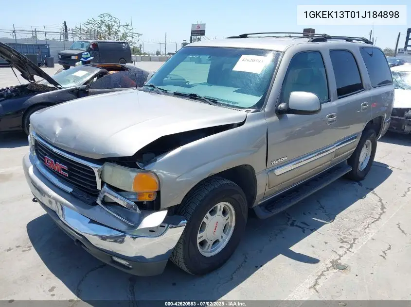 2001 GMC Yukon Slt VIN: 1GKEK13T01J184898 Lot: 42620583