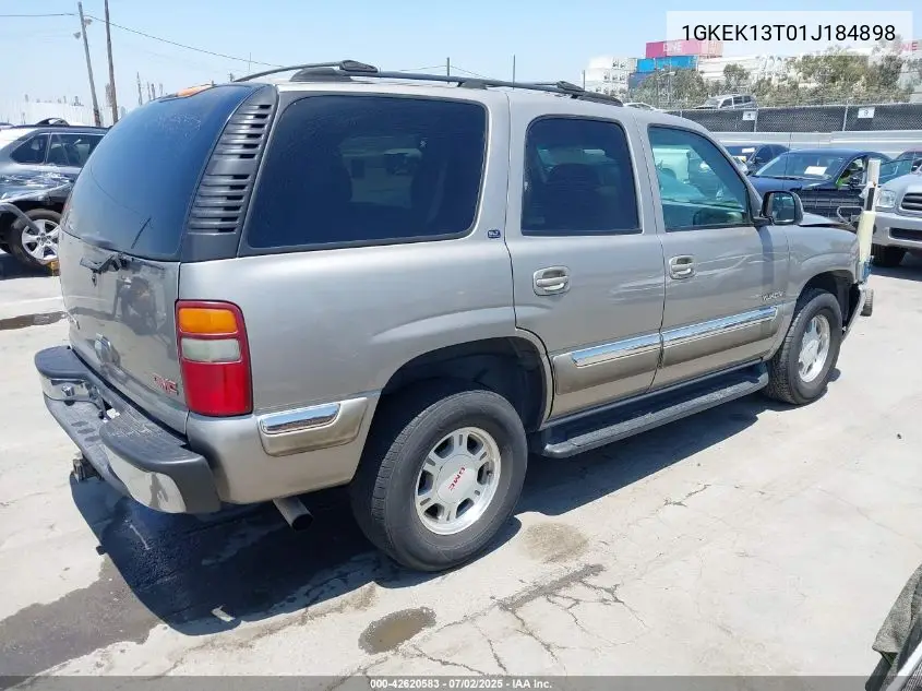 2001 GMC Yukon Slt VIN: 1GKEK13T01J184898 Lot: 42620583
