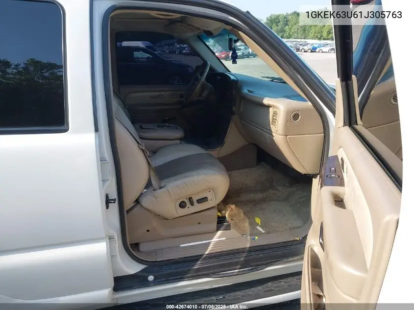 2001 GMC Yukon Denali VIN: 1GKEK63U61J305763 Lot: 42674010