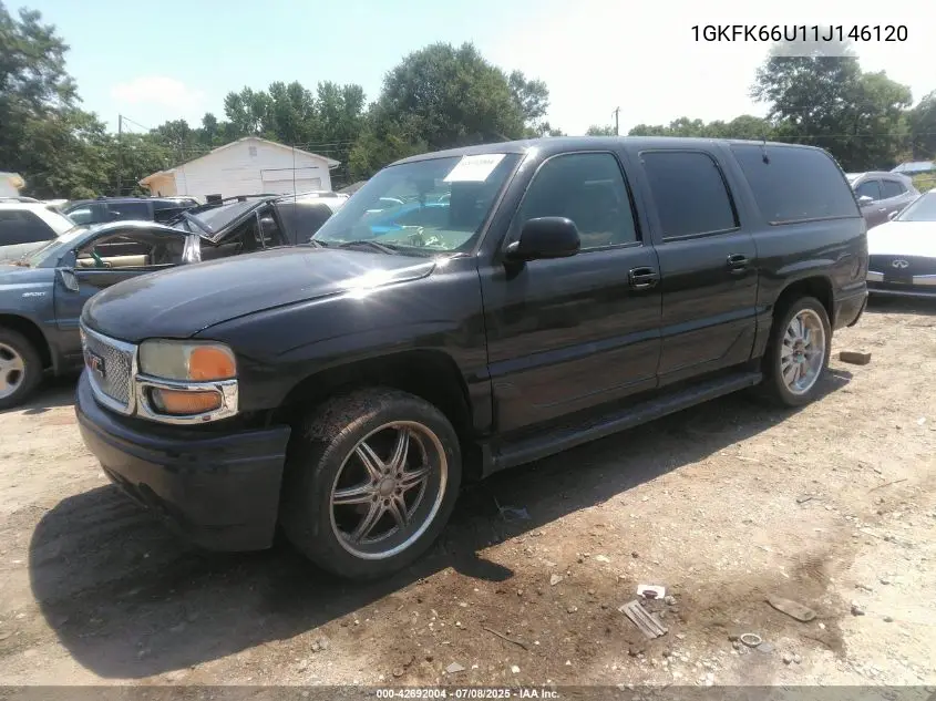 2001 GMC Yukon Xl 1500 Denali VIN: 1GKFK66U11J146120 Lot: 42692004