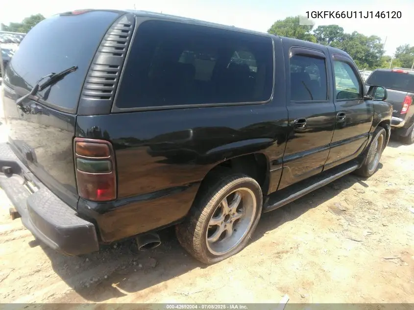 2001 GMC Yukon Xl 1500 Denali VIN: 1GKFK66U11J146120 Lot: 42692004
