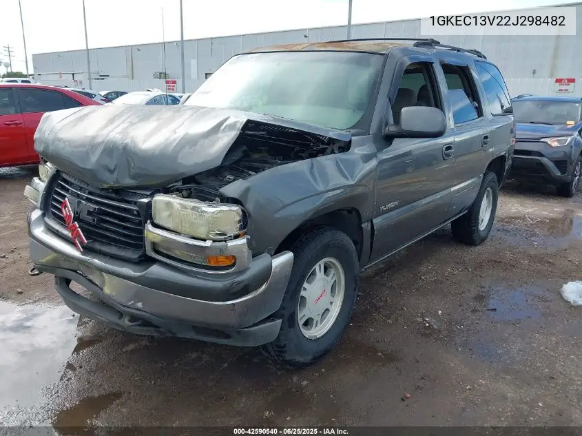 2002 GMC Yukon Sle VIN: 1GKEC13V22J298482 Lot: 42590540