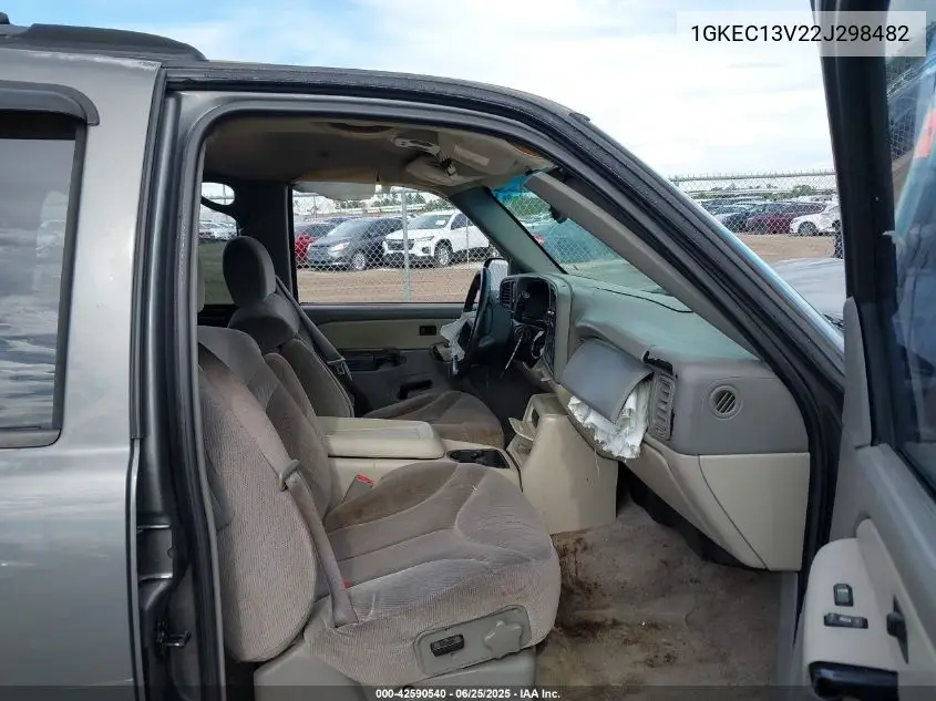 2002 GMC Yukon Sle VIN: 1GKEC13V22J298482 Lot: 42590540