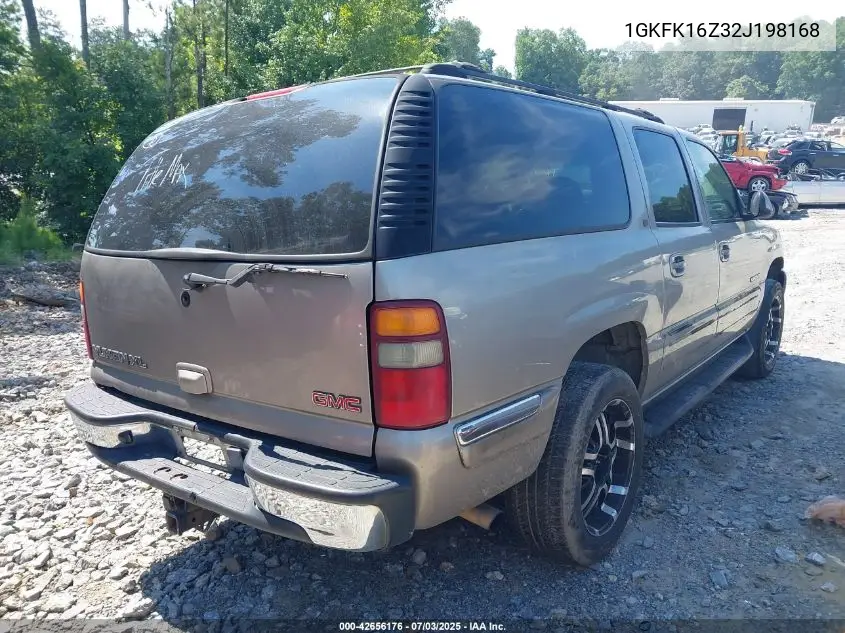 2002 GMC Yukon Xl 1500 Slt VIN: 1GKFK16Z32J198168 Lot: 42656176