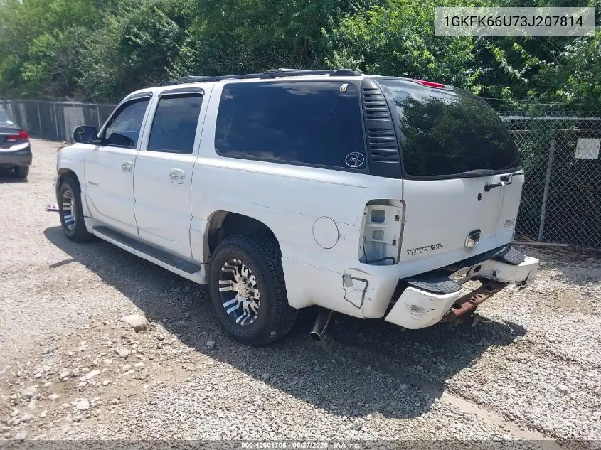 2003 GMC Yukon Xl 1500 Denali VIN: 1GKFK66U73J207814 Lot: 42601706