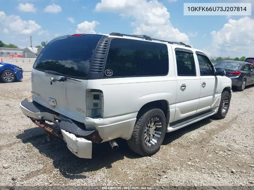 2003 GMC Yukon Xl 1500 Denali VIN: 1GKFK66U73J207814 Lot: 42601706