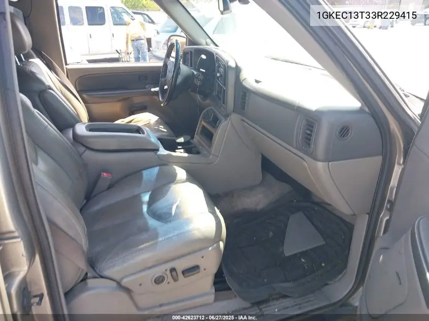2003 GMC Yukon Slt VIN: 1GKEC13T33R229415 Lot: 42623712