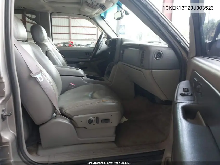 2003 GMC Yukon Slt VIN: 1GKEK13T23J303523 Lot: 42632625