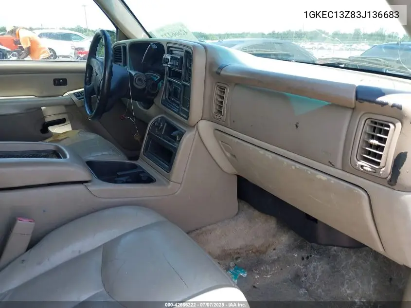 2003 GMC Yukon Slt VIN: 1GKEC13Z83J136683 Lot: 42666222