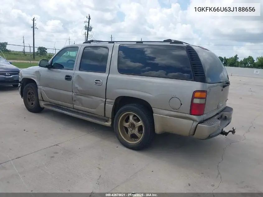 2003 GMC Yukon Xl 1500 Denali VIN: 1GKFK66U63J188656 Lot: 42678821