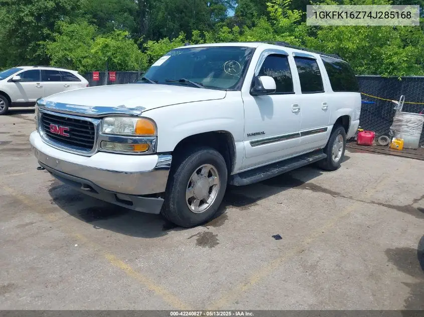 2004 GMC Yukon Xl 1500 Slt VIN: 1GKFK16Z74J285168 Lot: 42240827