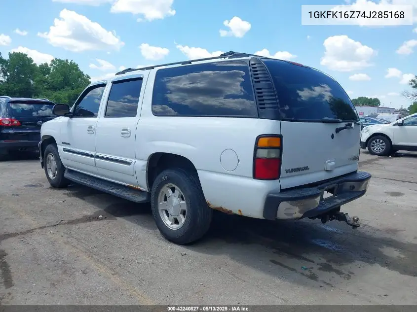 2004 GMC Yukon Xl 1500 Slt VIN: 1GKFK16Z74J285168 Lot: 42240827