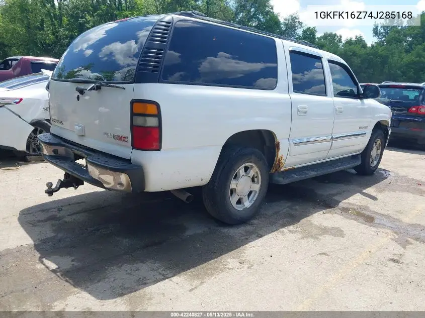 2004 GMC Yukon Xl 1500 Slt VIN: 1GKFK16Z74J285168 Lot: 42240827