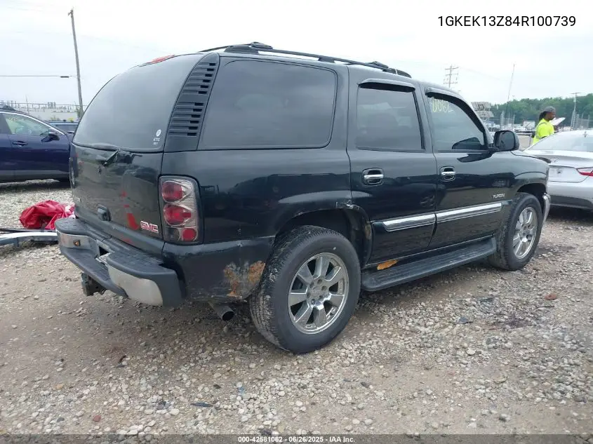 2004 GMC Yukon Slt VIN: 1GKEK13Z84R100739 Lot: 42581062