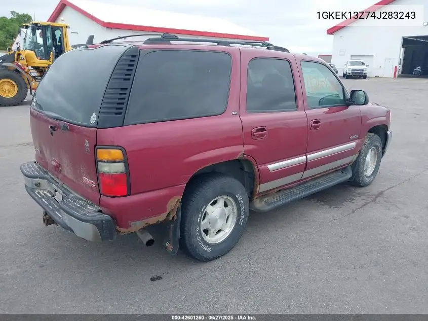2004 GMC Yukon Slt VIN: 1GKEK13Z74J283243 Lot: 42601260