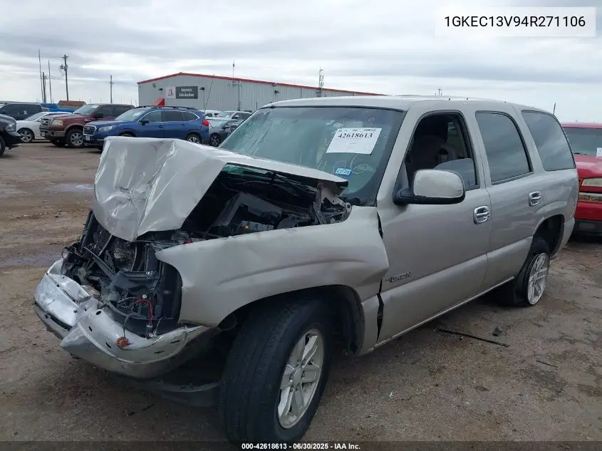 2004 GMC Yukon Sle VIN: 1GKEC13V94R271106 Lot: 42618613