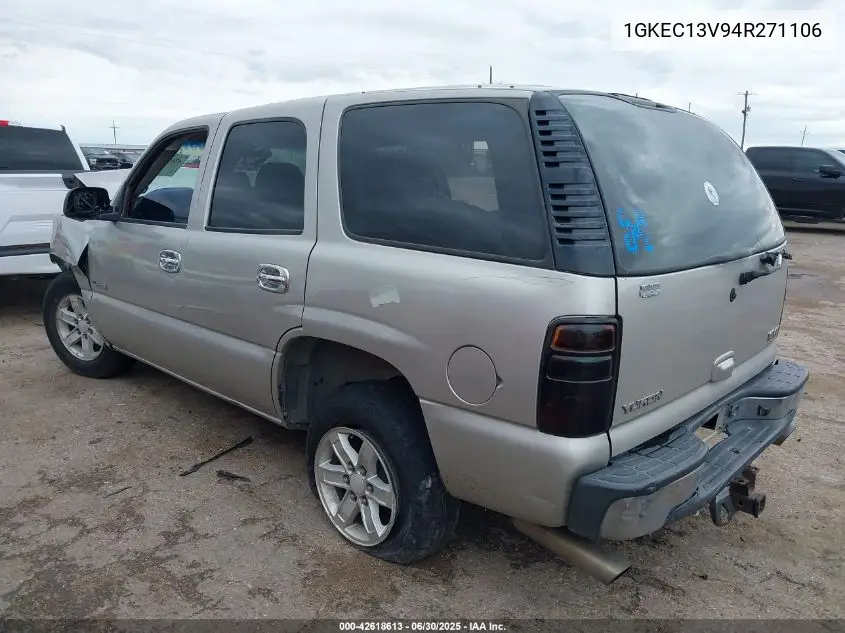 2004 GMC Yukon Sle VIN: 1GKEC13V94R271106 Lot: 42618613