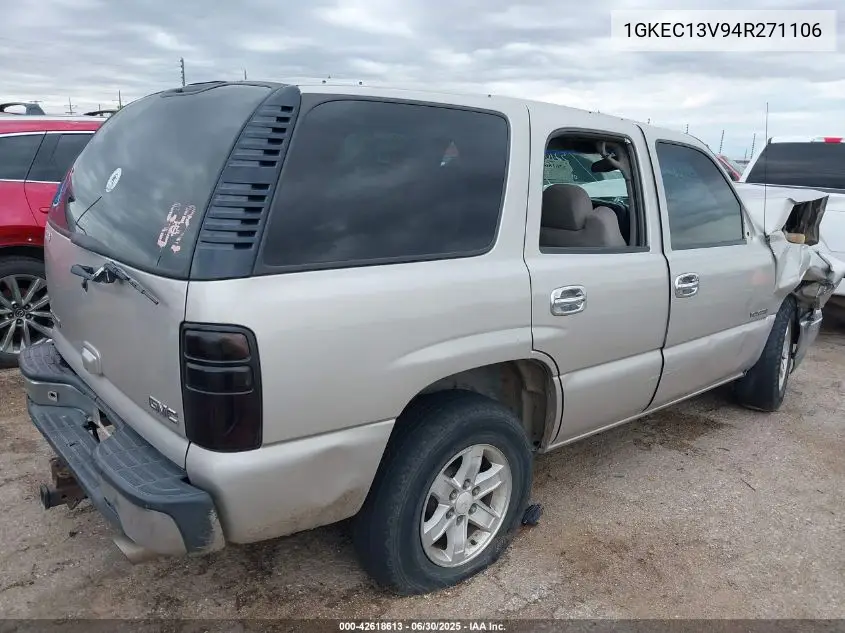 2004 GMC Yukon Sle VIN: 1GKEC13V94R271106 Lot: 42618613