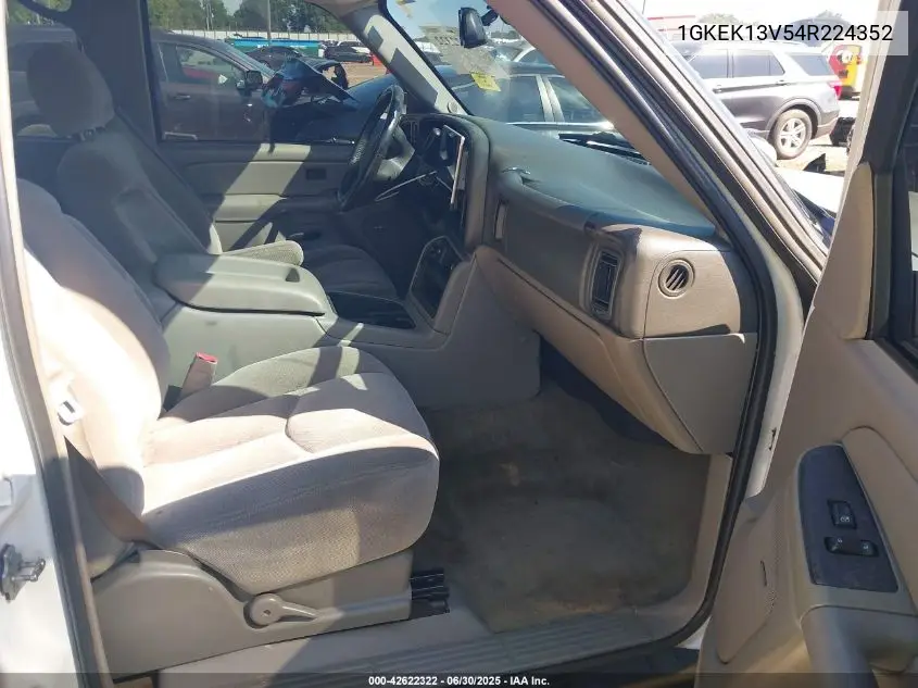 2004 GMC Yukon VIN: 1GKEK13V54R224352 Lot: 42622322